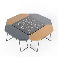 Folding Stainless BBQ Spleißen Campingtisch Großhandel