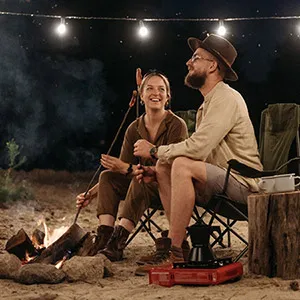 Camping im Freien