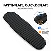 Water-Resistant Insulated Air Sleeping Pad for Camping & Hiking - 60W27D
