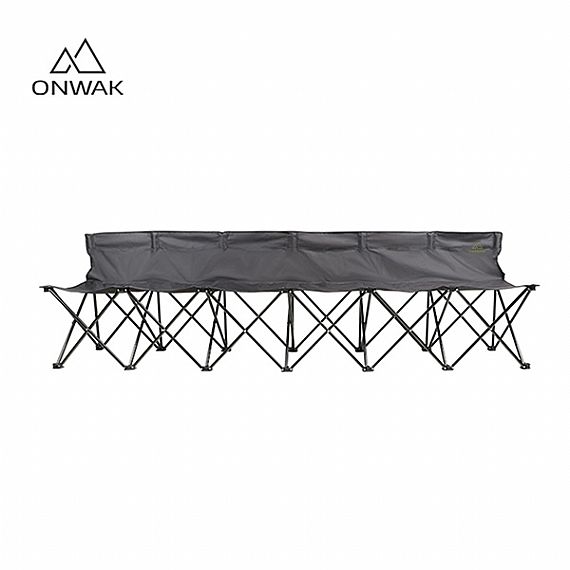 Faltbare Stahl Multi-Personen-Fußball-Camping-Stühle Großhandel