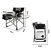 Wholesale folding camping director chairs with side table - 60C17D