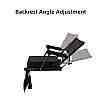 Foldable and Adjustable Backrest Stadium Chair - 60C22W