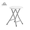 Round HDPE Folding Stool with Steel X-Frame for Wholesale and OEM - 11D07B