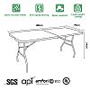 Imitation Rattan Portable HDEP Table - 11D06U
