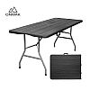 Portable Plastic Black Folding Table - 11D06V