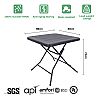 Wholesale HDPE Folding Square Table Manufacturer - 11D06W