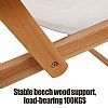 Camping Wooden Deck Folding Chair - 60C13W